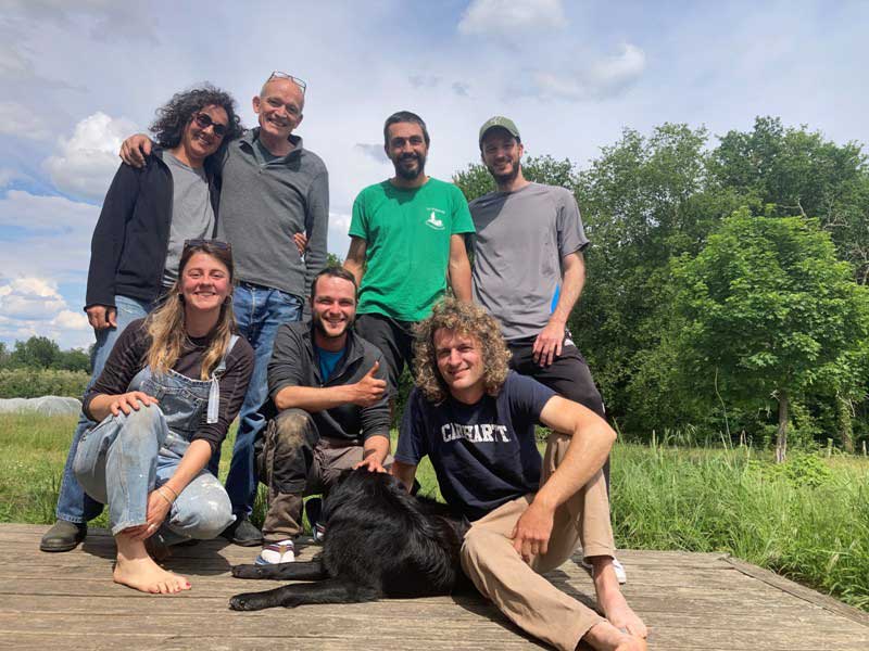 La belle équipe de la ferme collective
